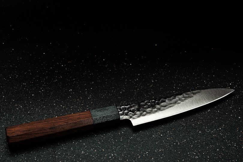 Handmade Professional Chef Knife on Black Board